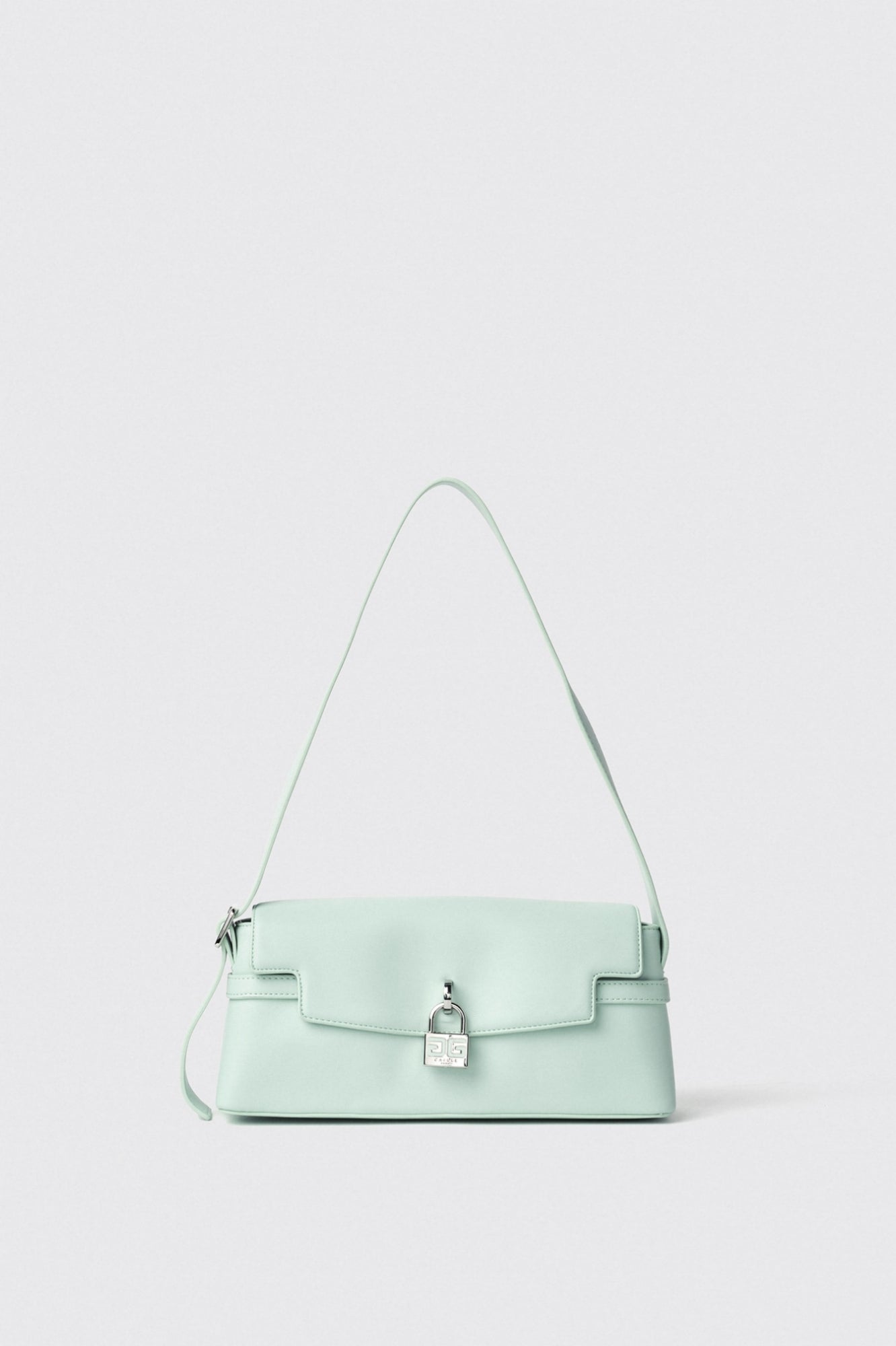 Reg shoulder strap con lucchetto logato • rosa - Gaëlle Paris