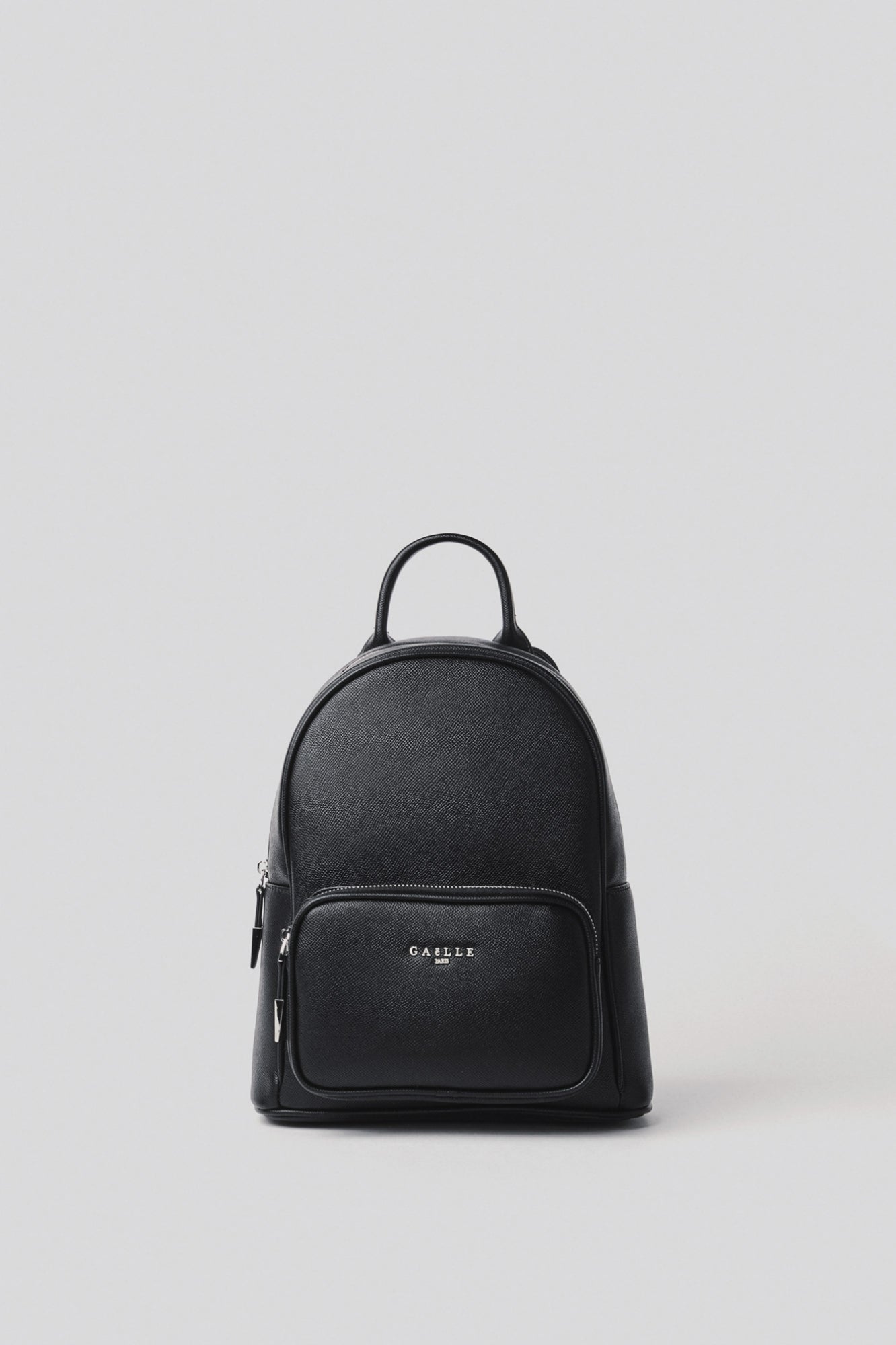 Reg backpack con logo in metallo • Nero - Gaëlle Paris