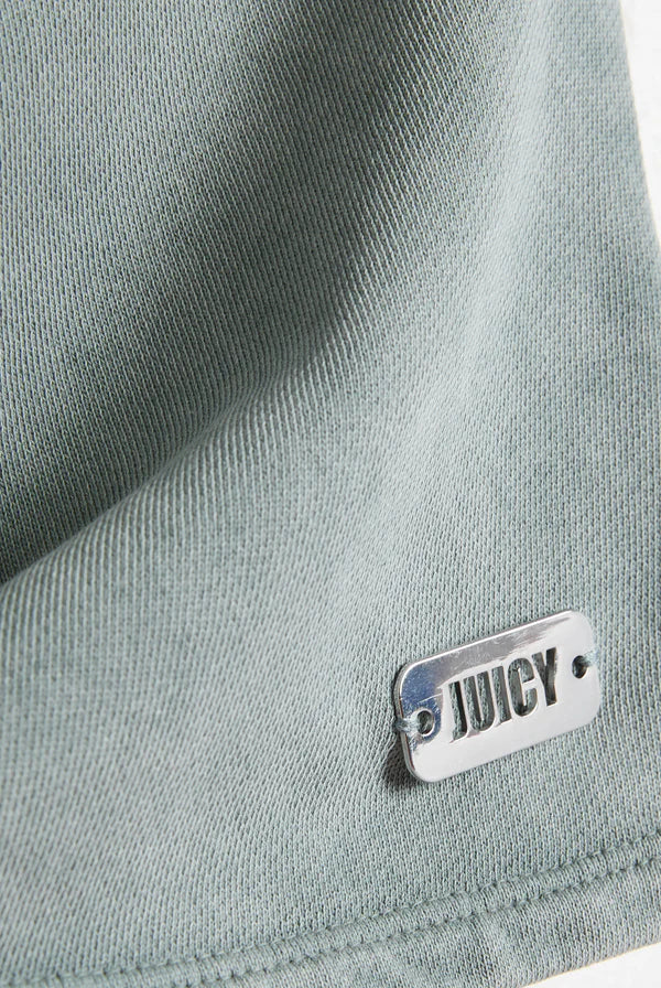 JUICY COUTURE - Duck green washed halterneck top