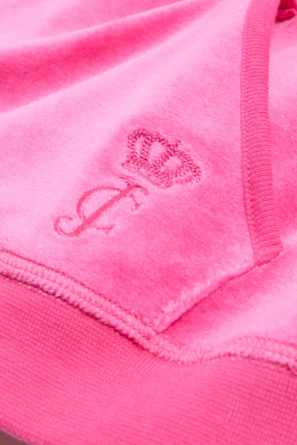 NOSTALGIA PINK BAMBOO VELOUR HERITAGE TUBE TOP