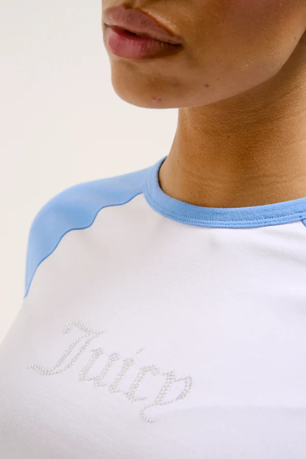 JUICY CONTRAST RAGLAN BABY TEE