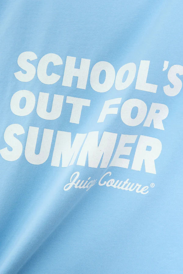 DUSK BLUE 'SCHOOL'S OUT FOR SUMMER' TANK