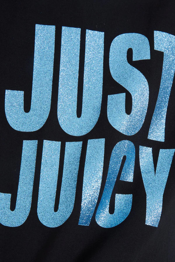 BLACK - PINK 'JUST JUICY' BABY TEE
