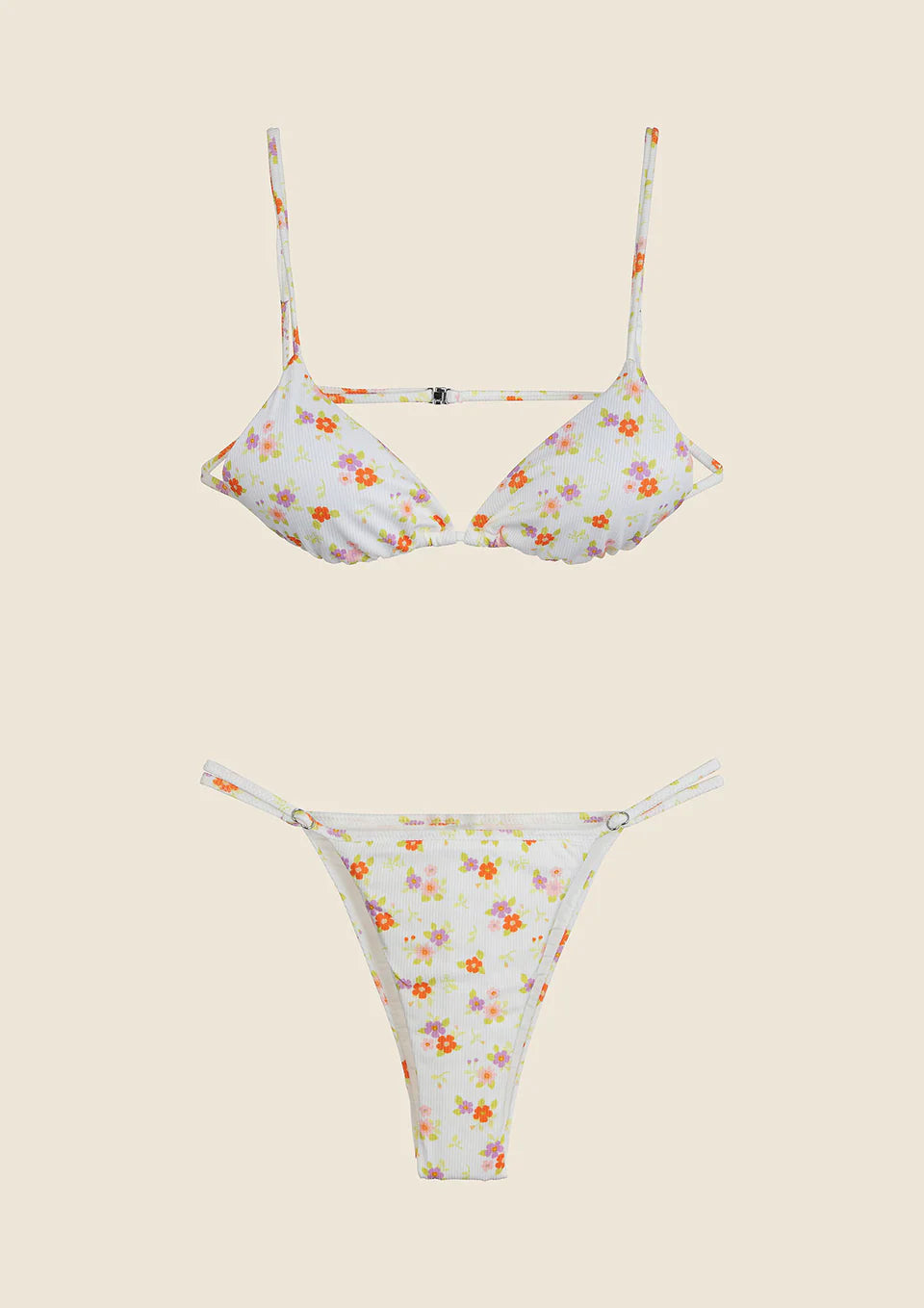 BIKINI DONNA ME FUI TRIANGOLO CON SLIP REGOLABILE FANTASIA 0200-X08