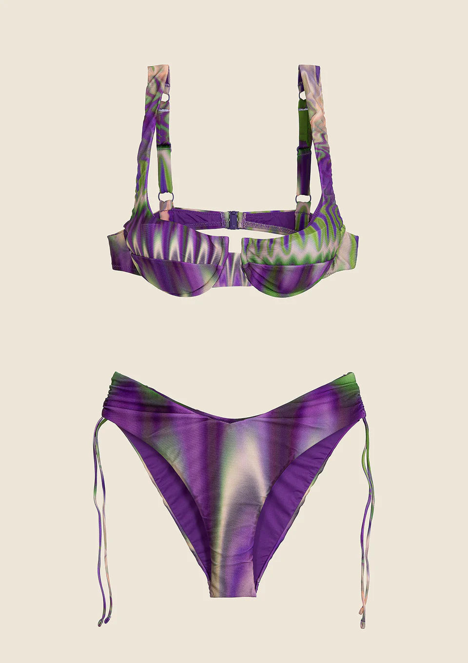 BIKINI DONNA ME FUI REGGISENO CON FERRETTO E SLIP AMERICANO COPRENTE FANTASIA 0441-X21