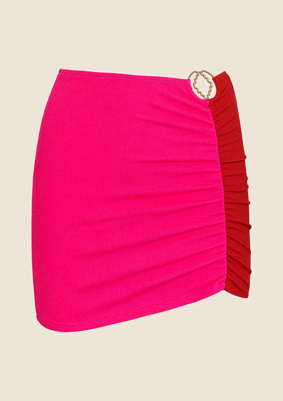 GONNA CORTA DONNA ME FUI COLOR BLOCK 0507-PR