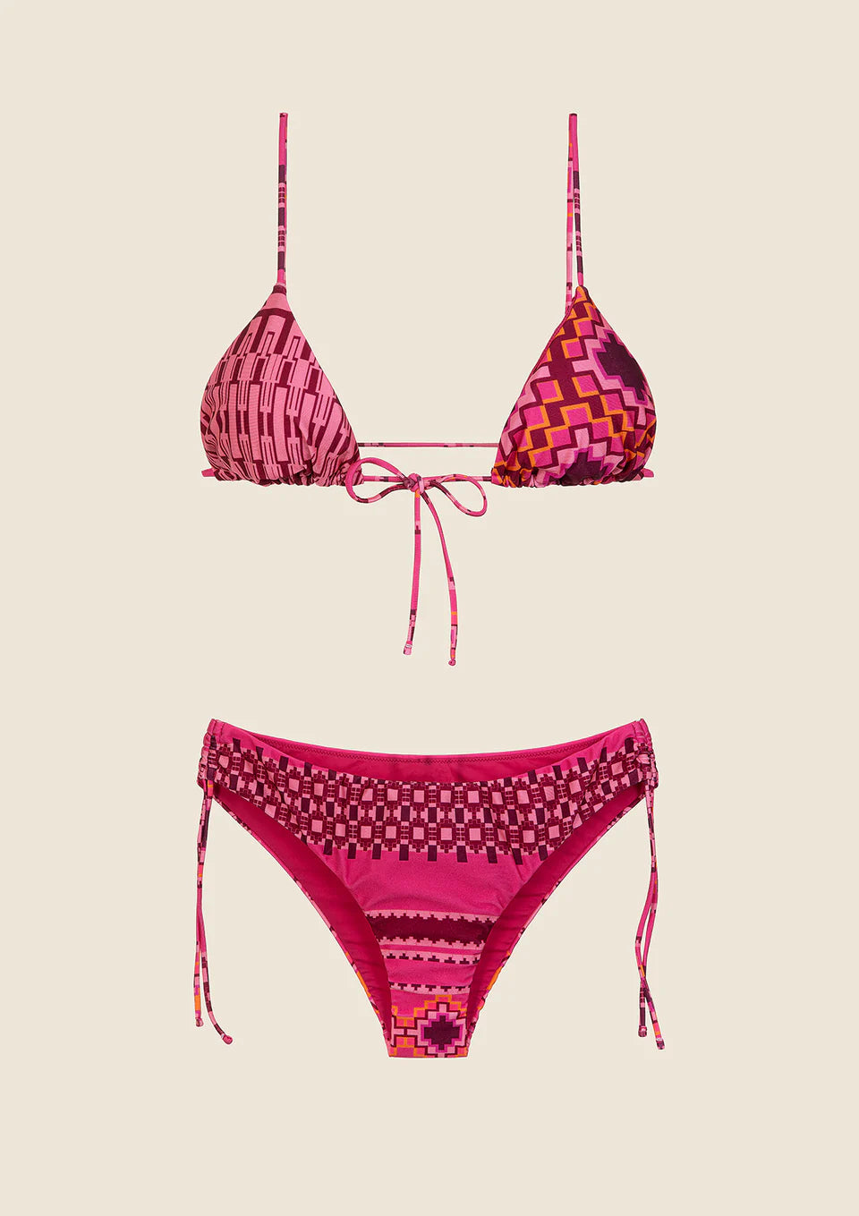 BIKINI DONNA ME FUI TRIANGOLO CON SLIP REGOLABILE COPRENTE FANTASIA 0640-X30