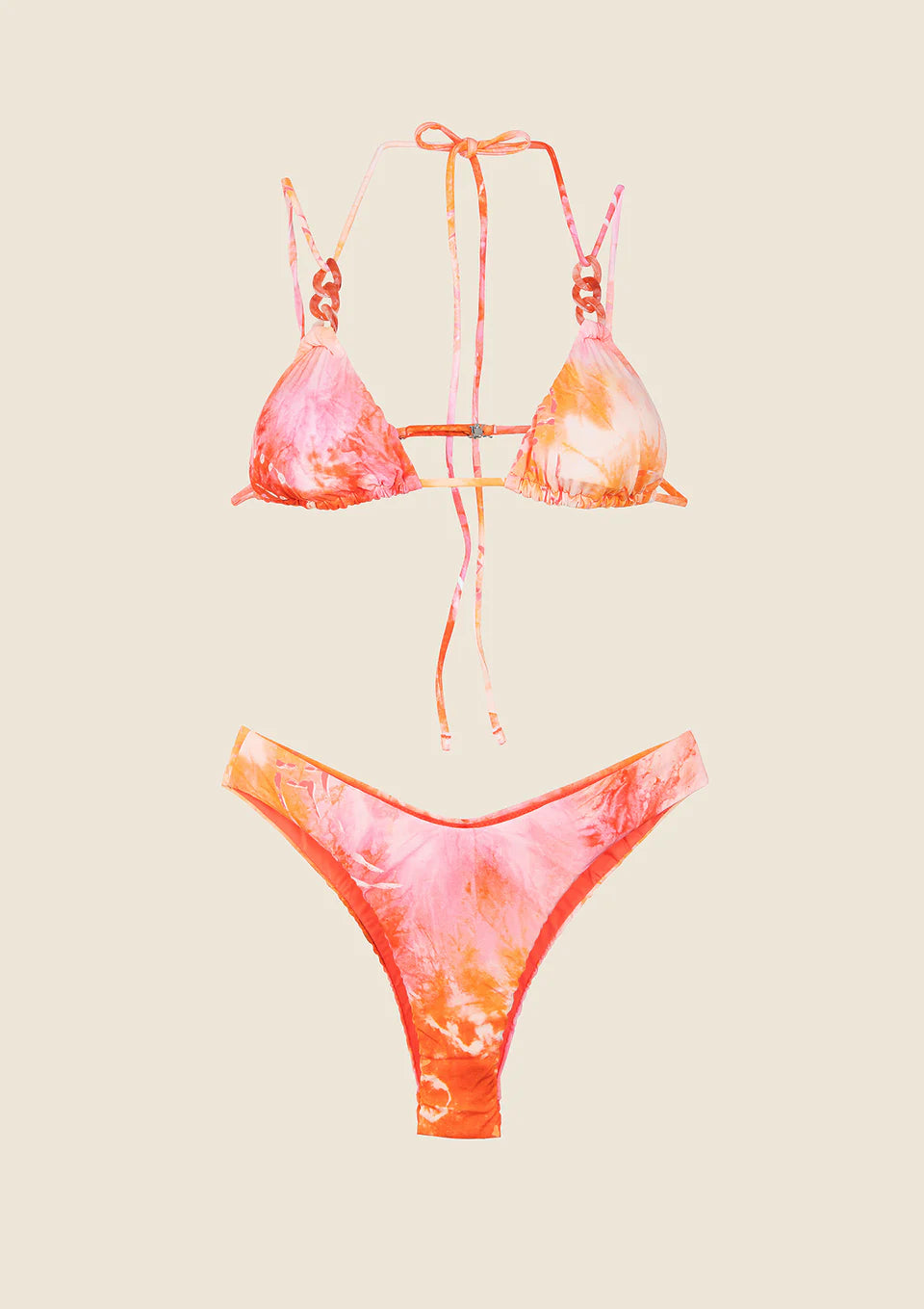 BIKINI DONNA ME FUI TRIANGOLO CON SLIP FISSO FANTASIA 0730-X32