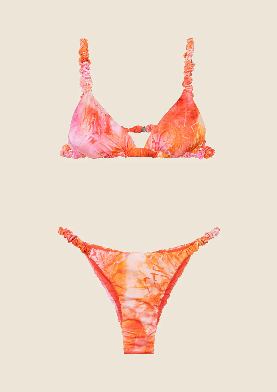 BIKINI DONNA ME FUI TRIANGOLO CON SLIP FISSO FANTASIA 0740-X32