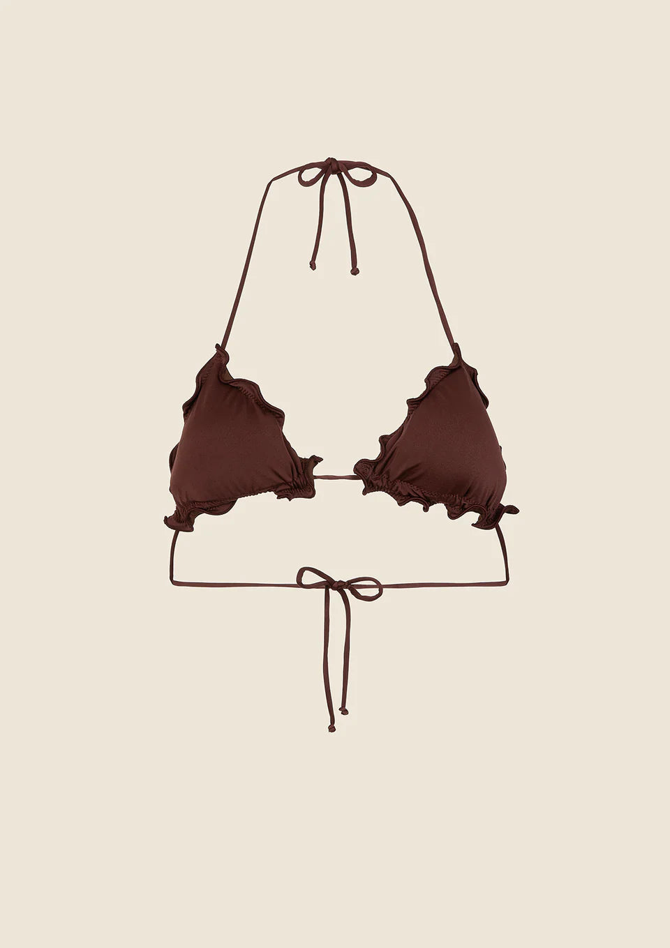 TRIANGOLO DONNA ME FUI MARRONE 1900-BN