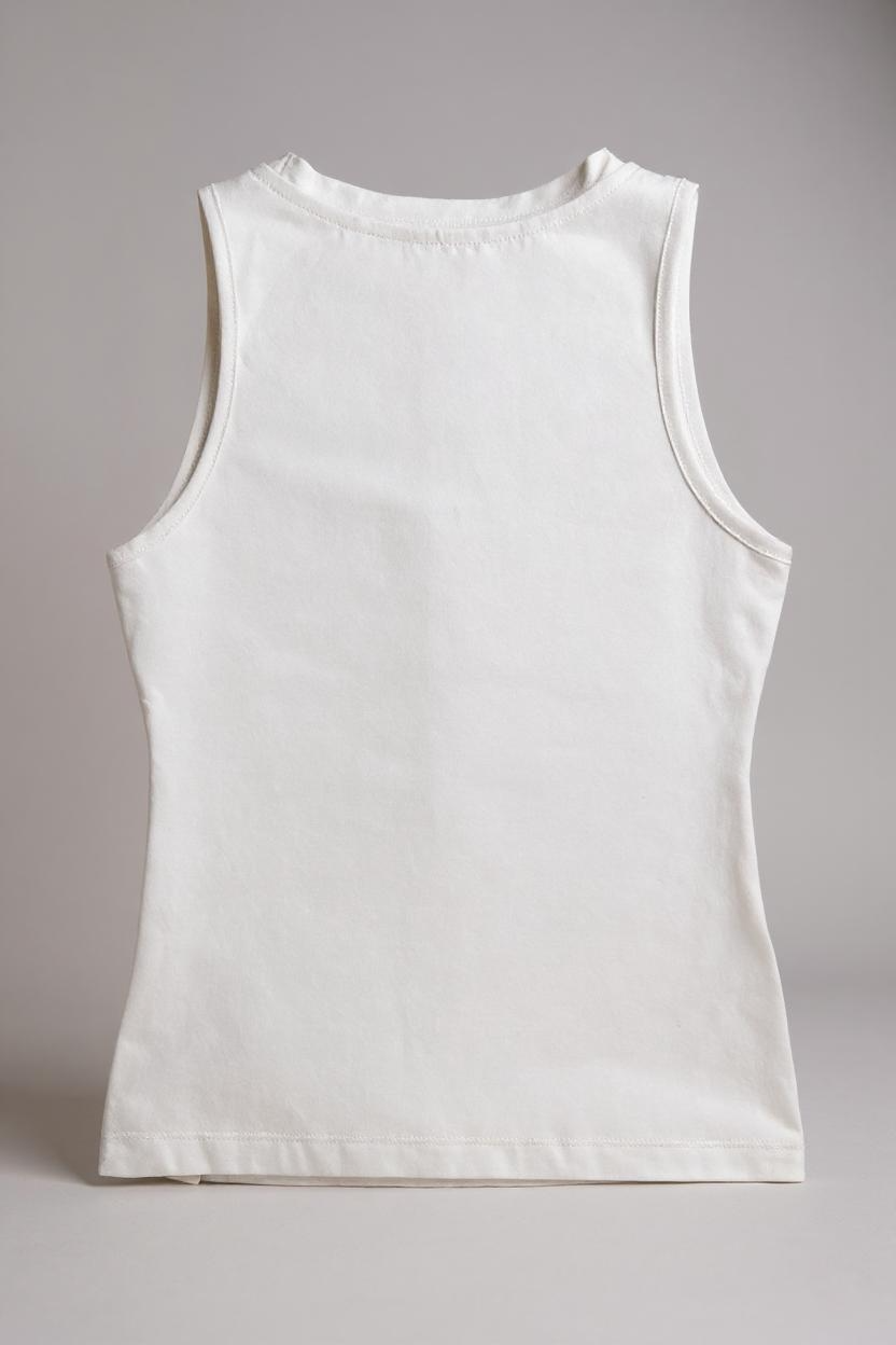 COMME DES FUCKDOWN - CANOTTA IN COSTINA CON STAMPA