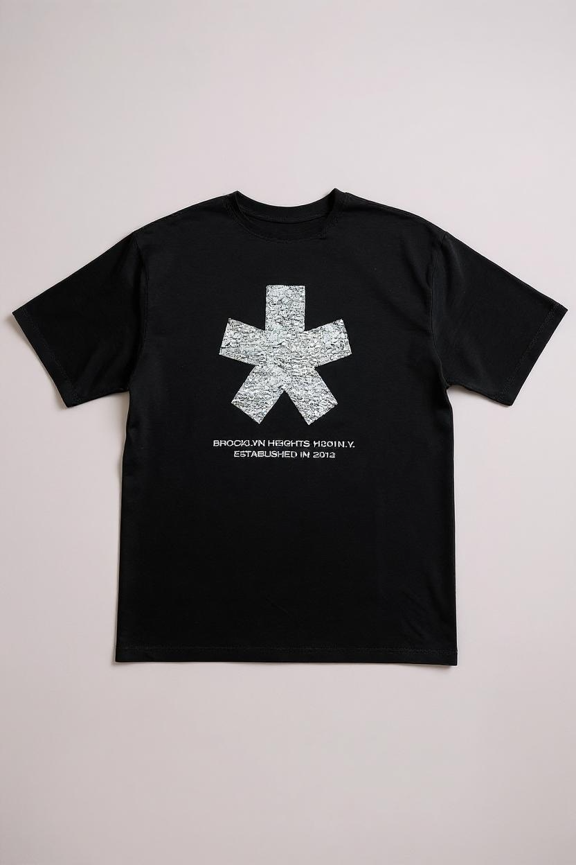 COMME DES FUCKDOWN - TSHIRT IN JERSEY LAVATA NERA