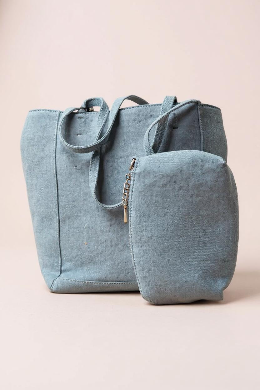 SCARLETTE MEDIUM SHOPPING COTTON DENIM