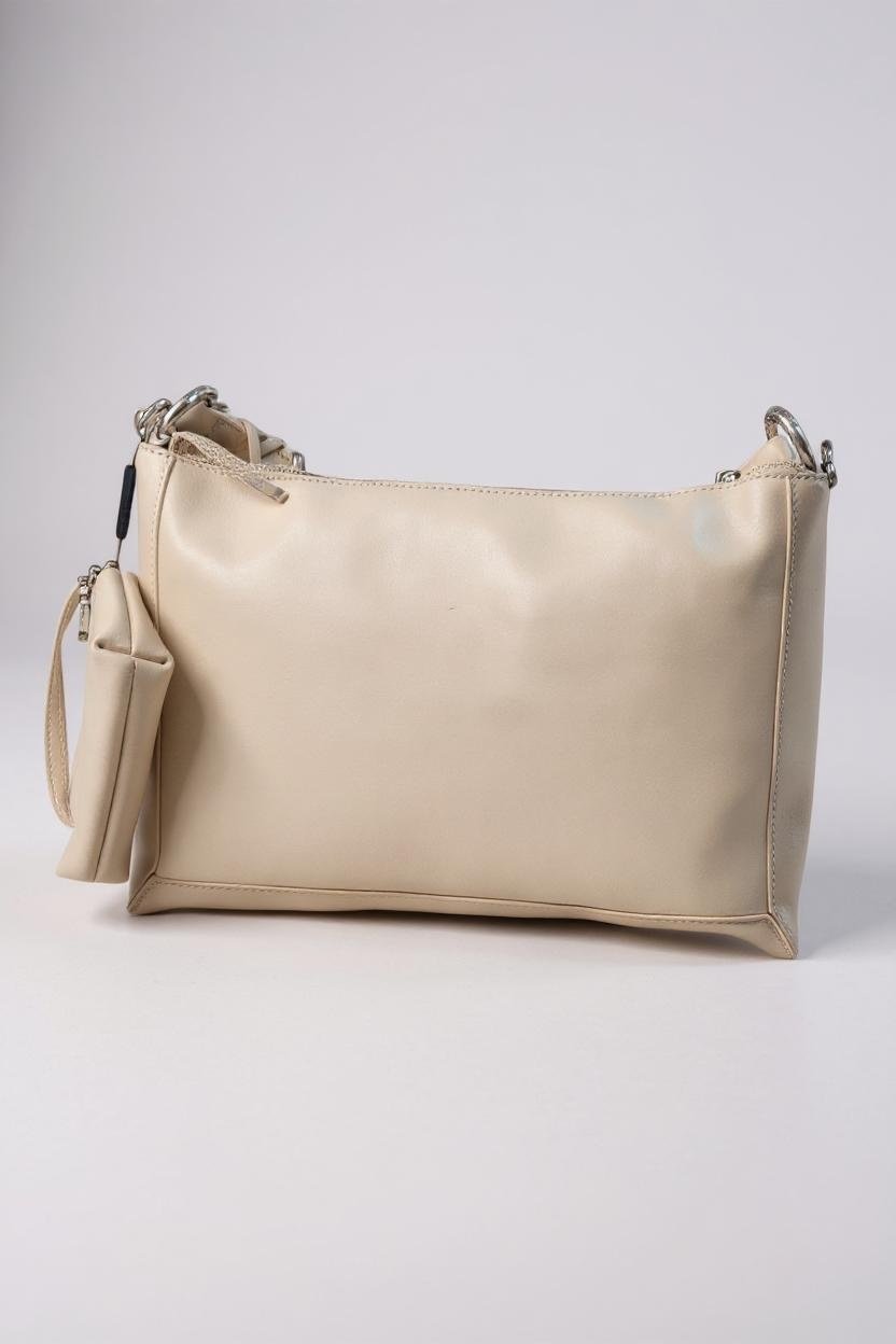 SCARLETTE LARGE HOBO PU NUDE