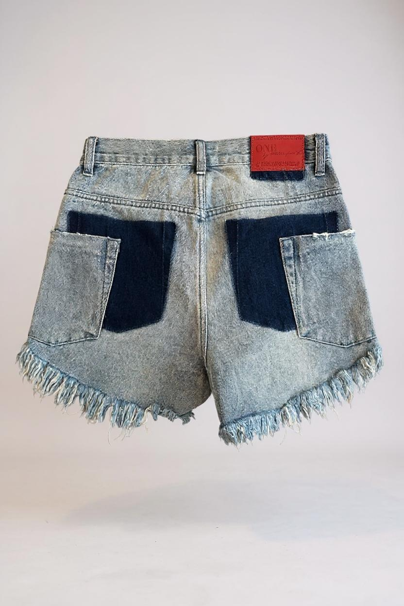 ONE TEASPOON - SHORTS HW DENIM MOD.20259