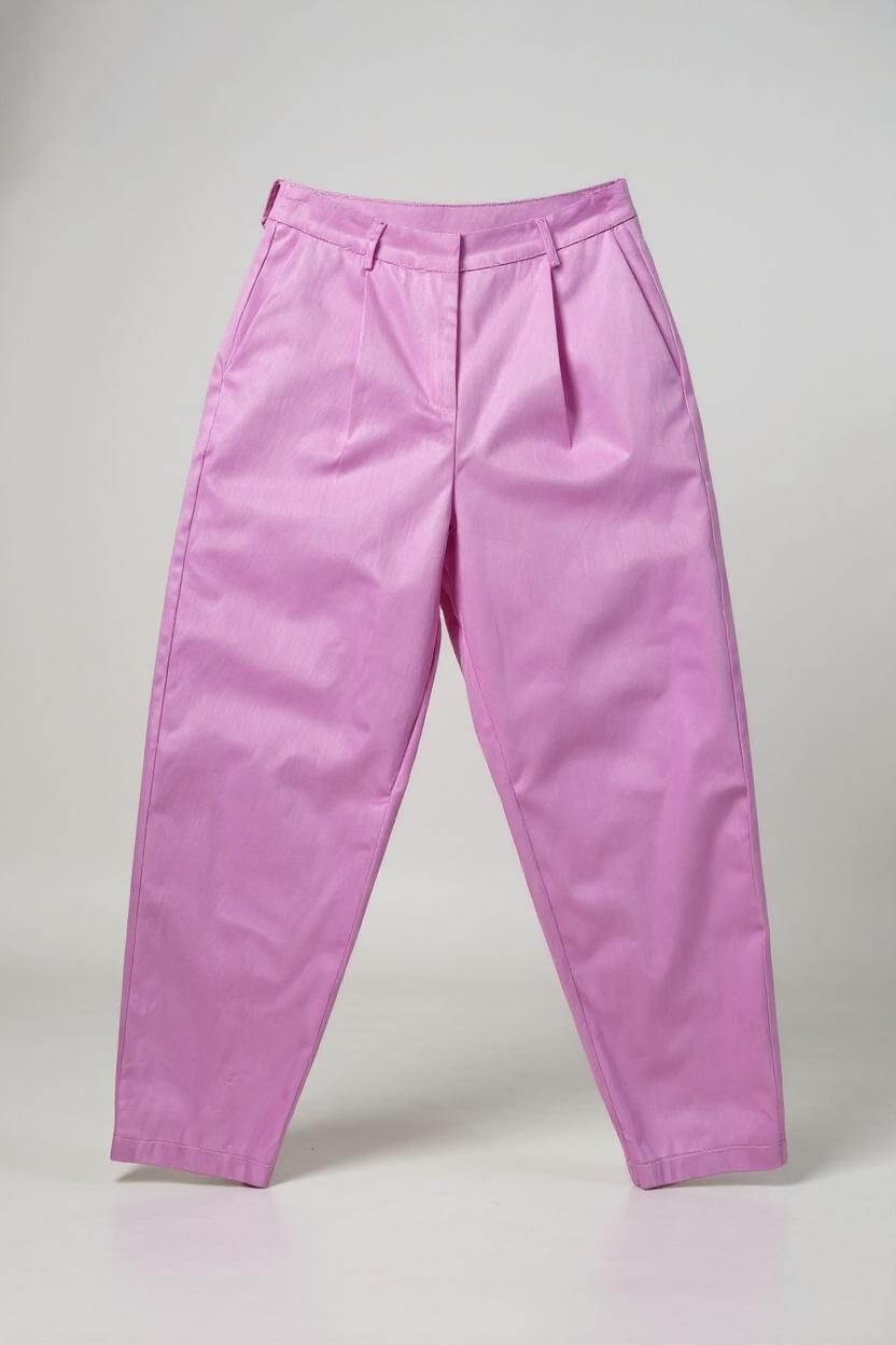 JAYCI - SET COORDINATO TOP E PANTALONE ROSA