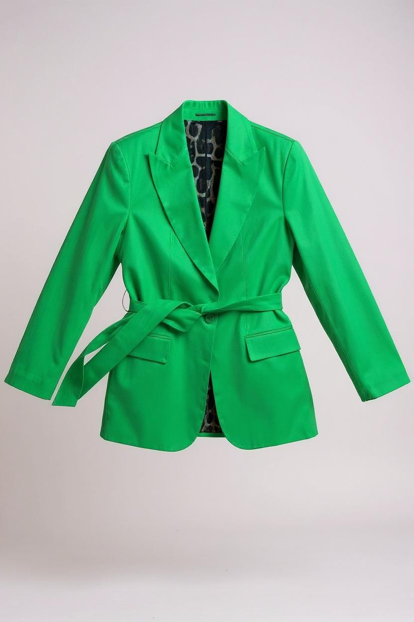 JAYCI - BLAZER IN RASO VERDE
