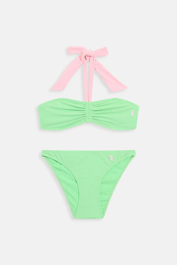 JUICY TOWELLING HALTER BIKINI SET