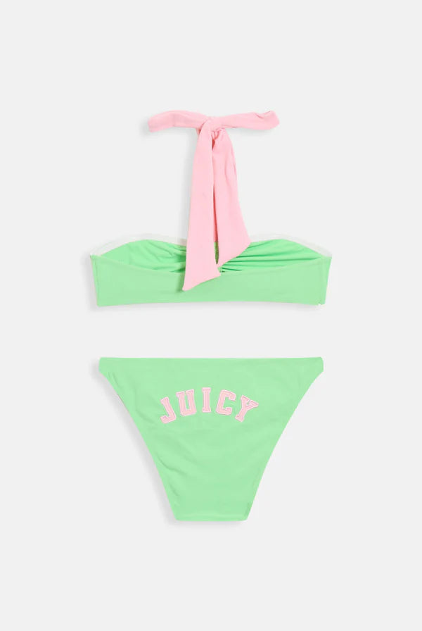 JUICY TOWELLING HALTER BIKINI SET