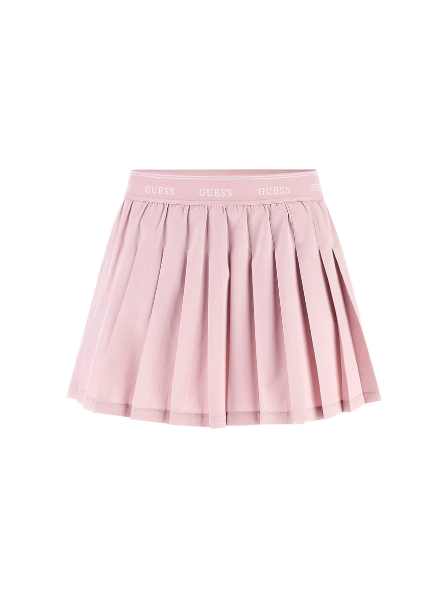 Gonna Mini Plissé Guess Con Logo Elastico