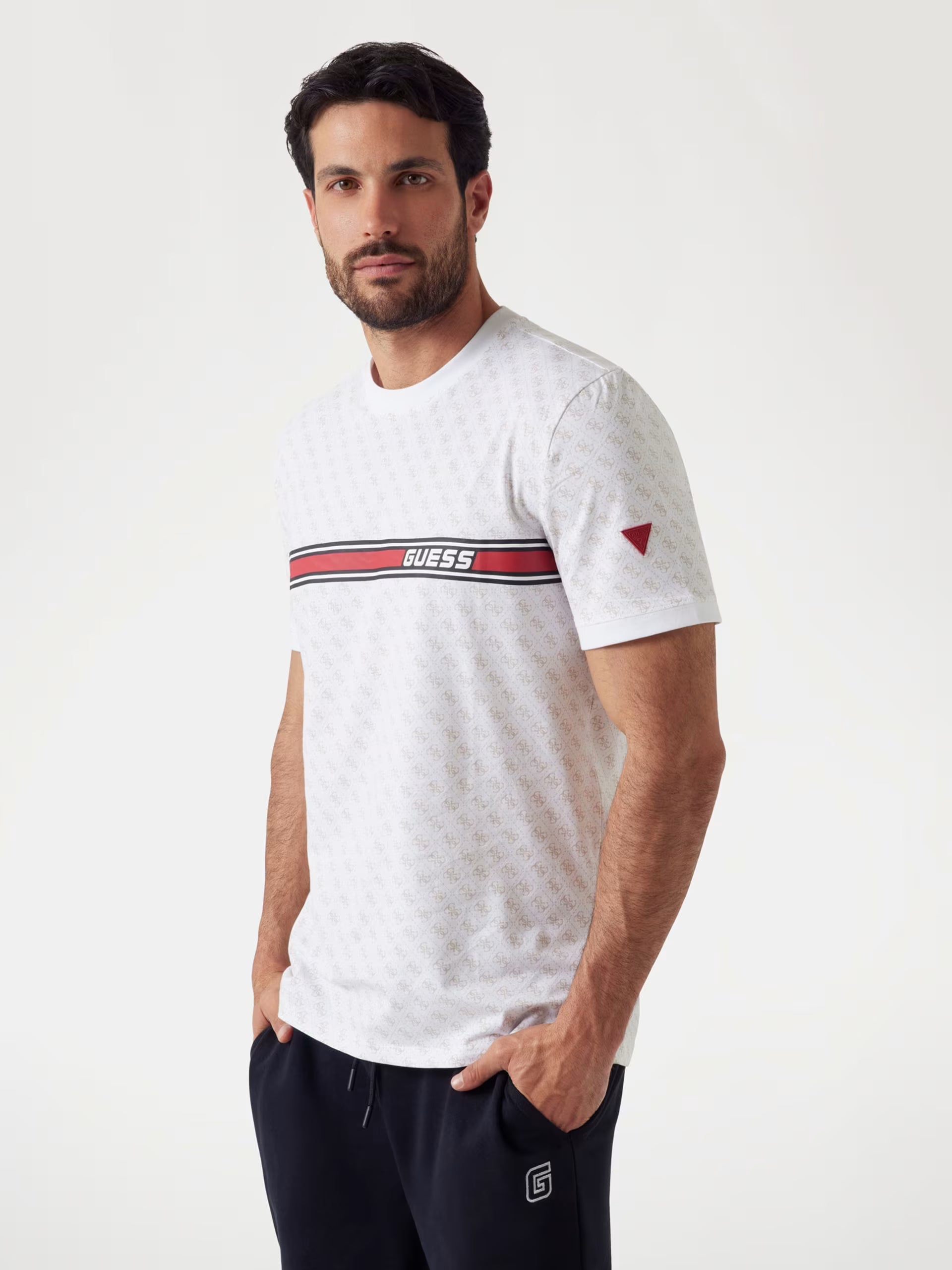Guess - T-shirt logo all over