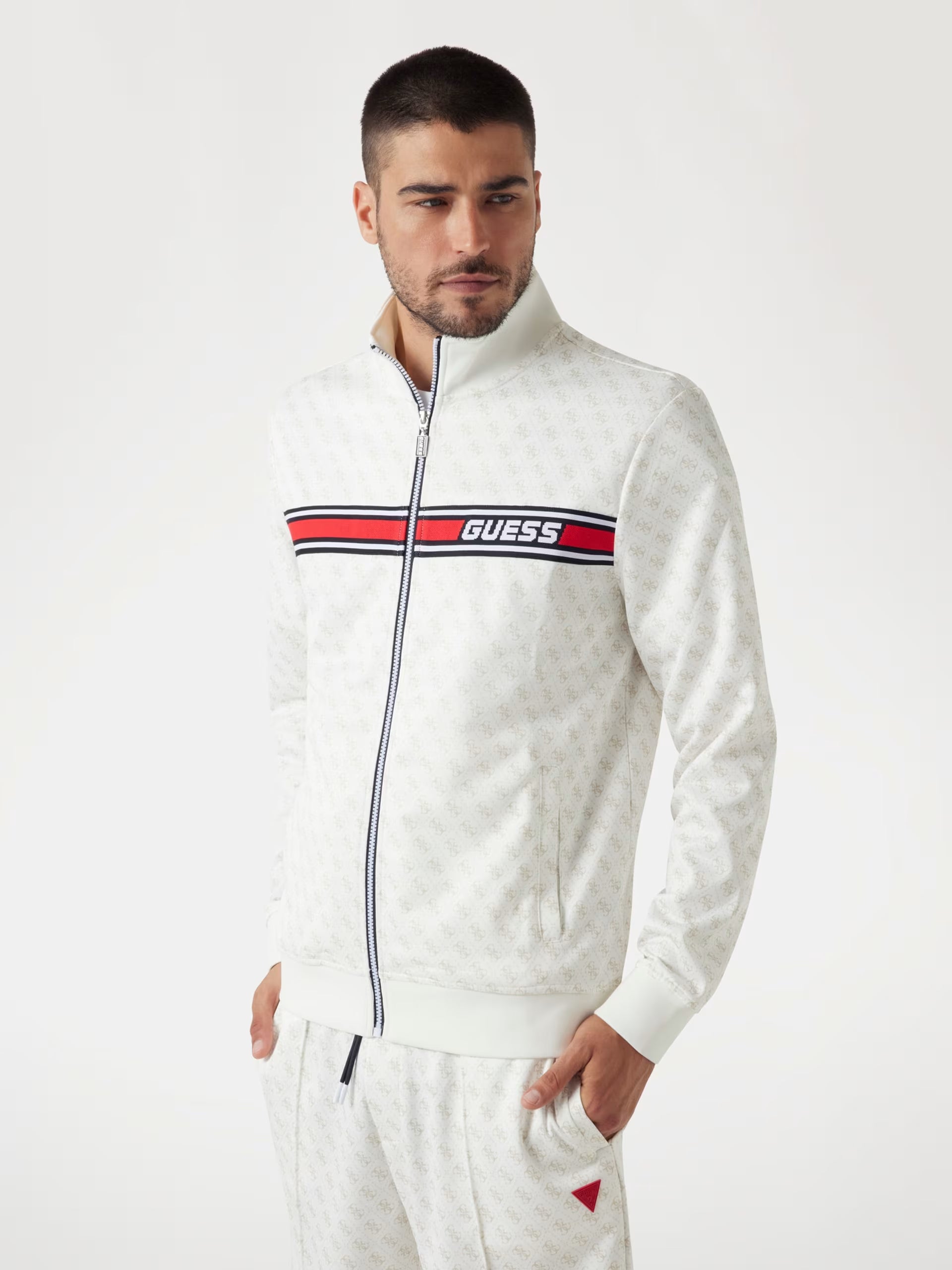 Guess - Felpa logo all over