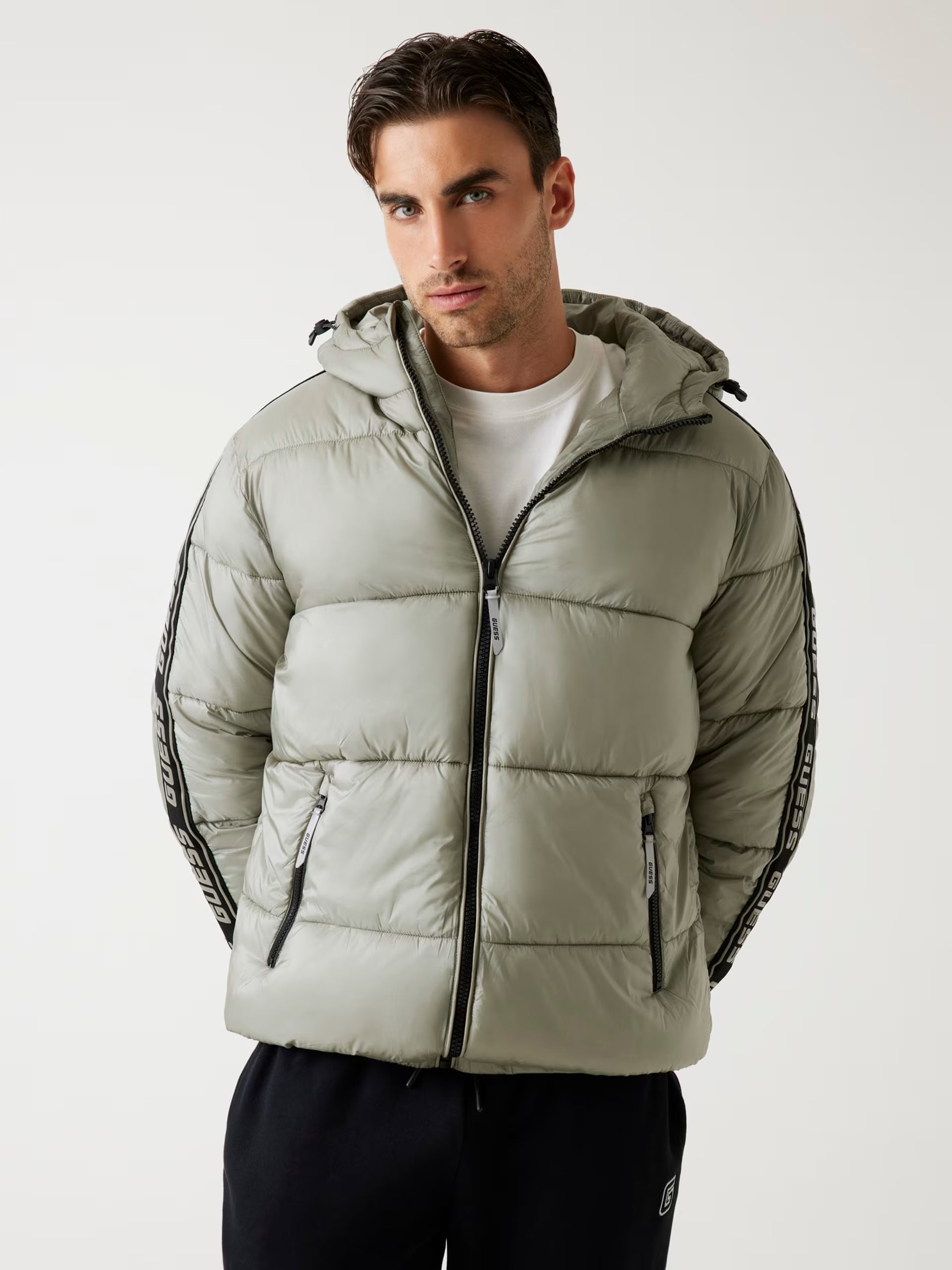 Giubbotto Guess - Giacca Piumino Cappuccio