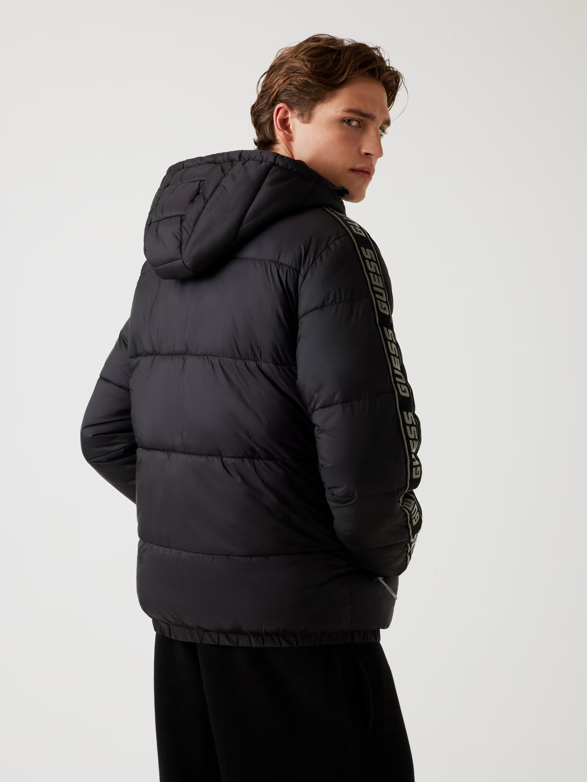 Giubbotto Guess - Giacca Piumino Cappuccio