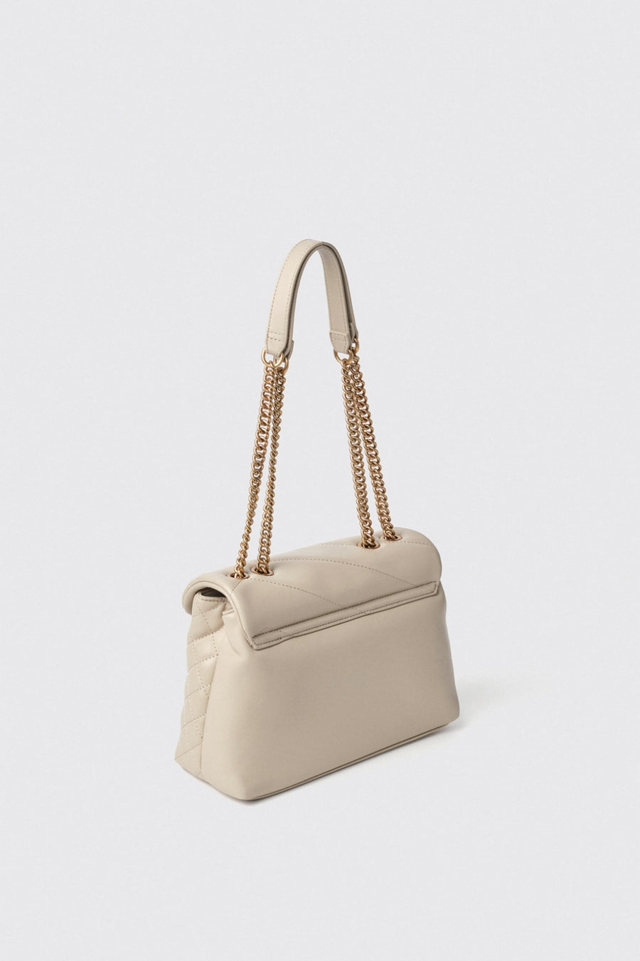 Maxi Shoulder Strap Doppio Matelasse' Glp in Metallo • Safari - Gaëlle Paris — 2/3