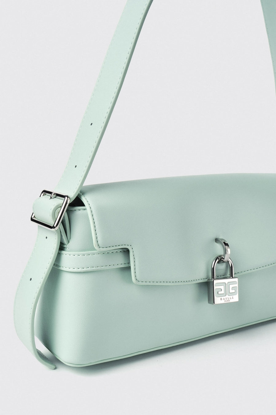 Reg Shoulder Strap con Lucchetto Logato • Rosa - Gaëlle Paris — 2/2