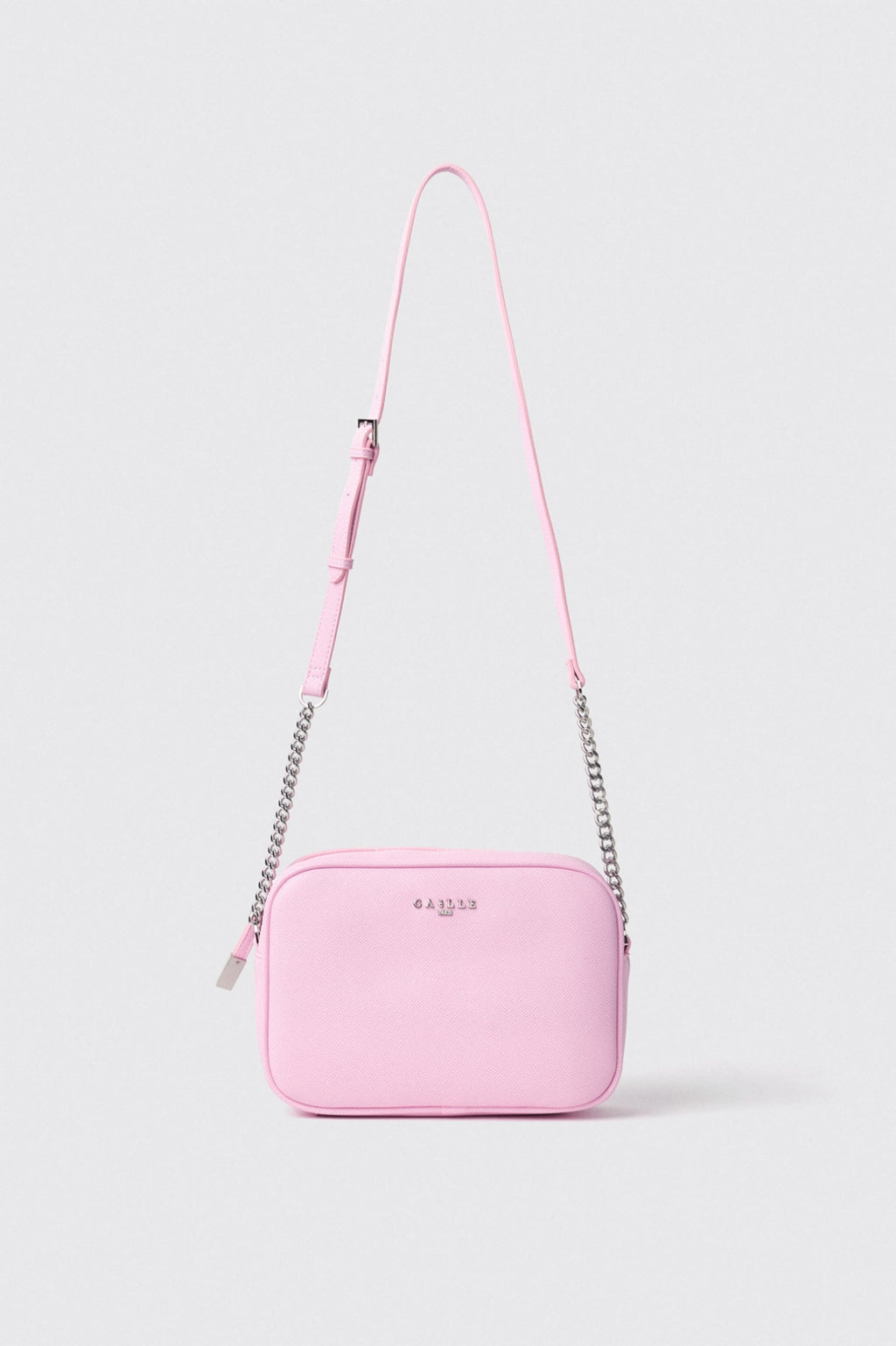 Reg camera bag con logo in metallo • Rosa - Gaëlle Paris