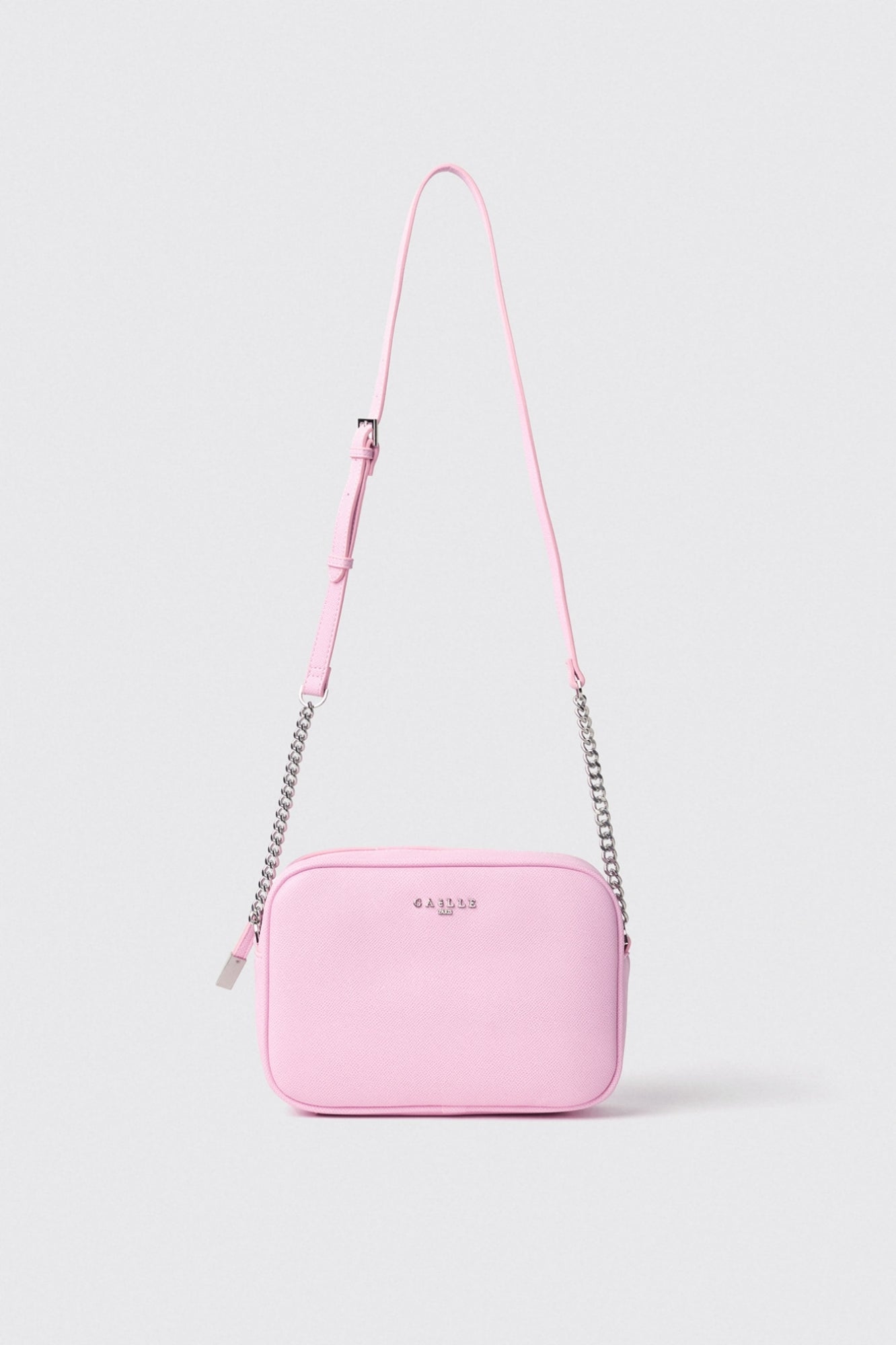 Reg camera bag con logo in metallo • Rosa - Gaëlle Paris
