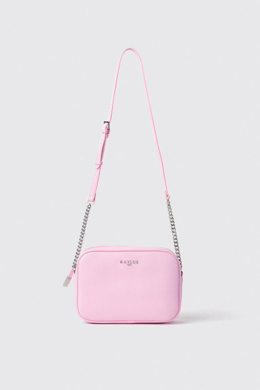 Reg camera bag con logo in metallo • Rosa - Gaëlle Paris