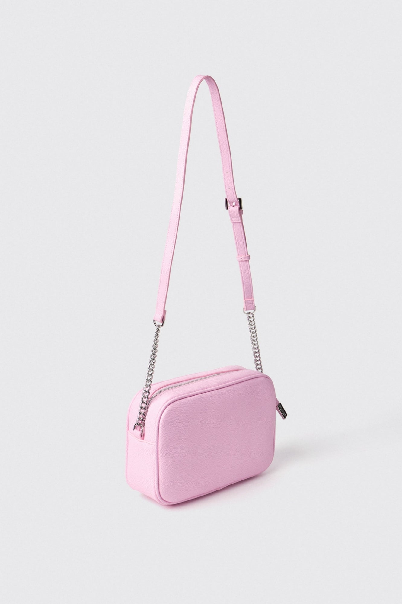 Reg camera bag con logo in metallo • Rosa - Gaëlle Paris