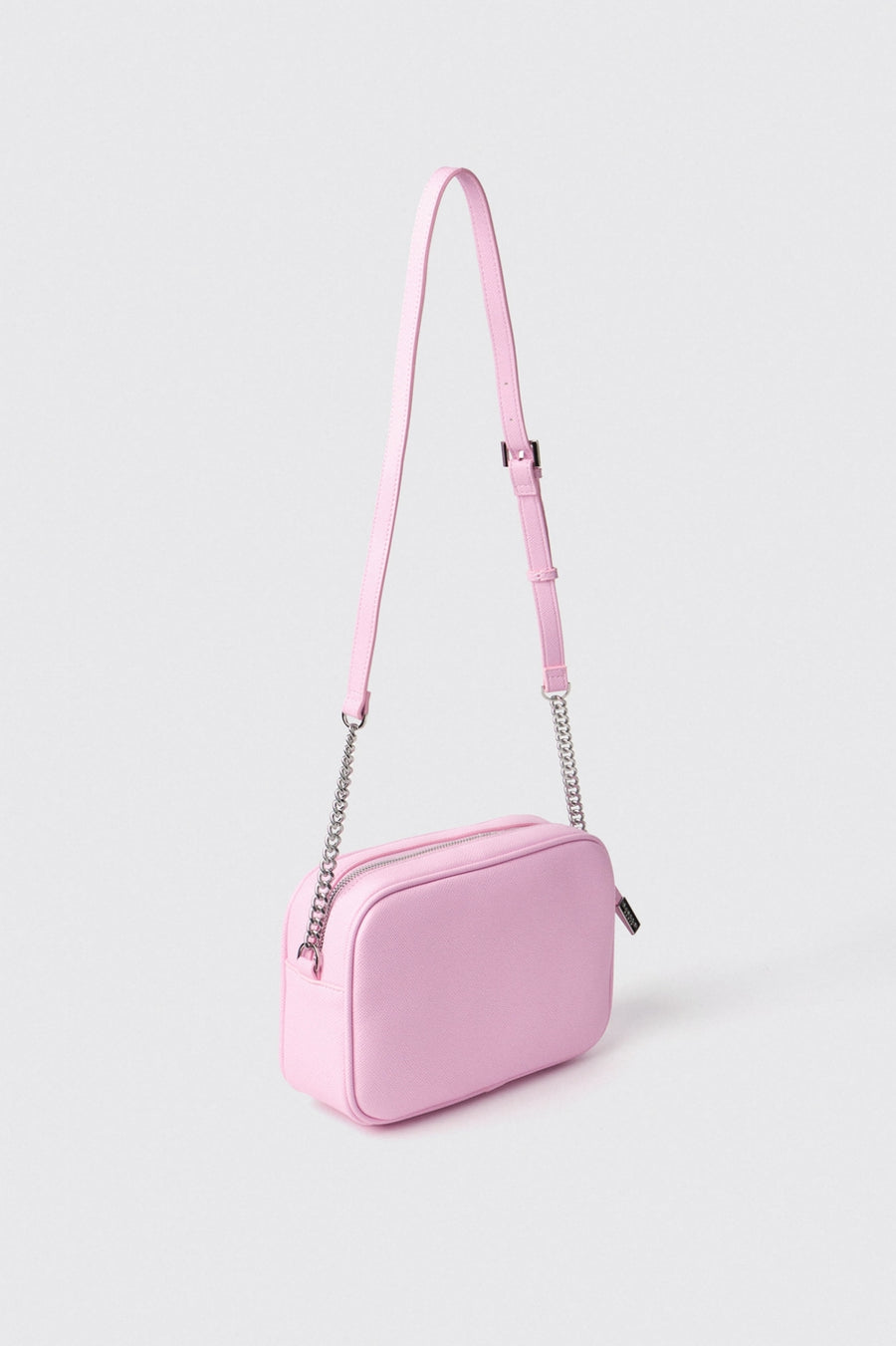 Borsa Reg Camera Bag con Logo in Metallo • Rosa - Gaëlle Paris — 2/3