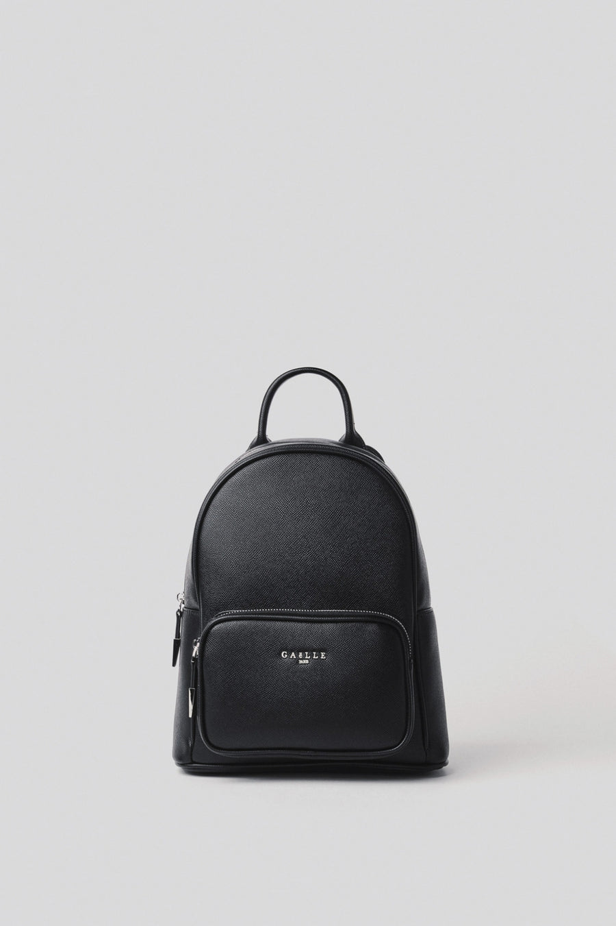 Reg Backpack con Logo in Metallo • Nero - Gaëlle Paris
