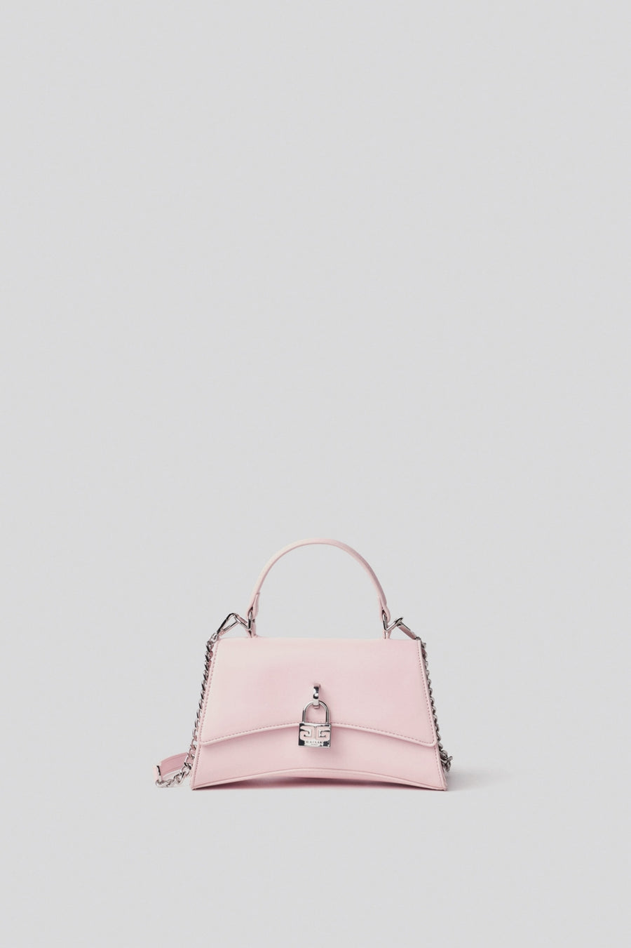 Borsa Mini Hand Bag con Lucchetto Logato • Rosa - Gaëlle Paris