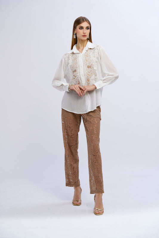 No Secrets - Camicia ricamo