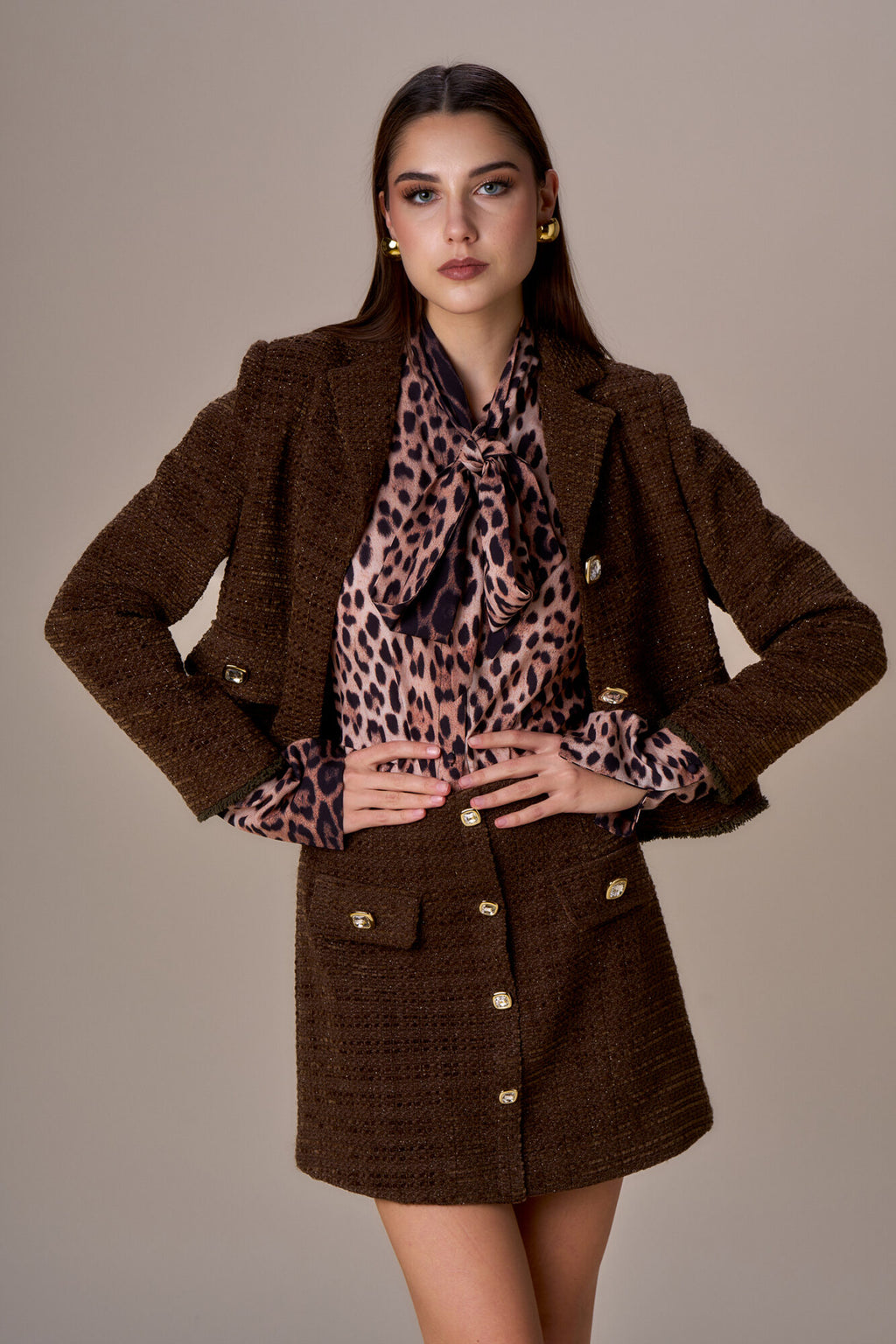 NO SECRETS - GIACCA BOUCLETTE 253NS018