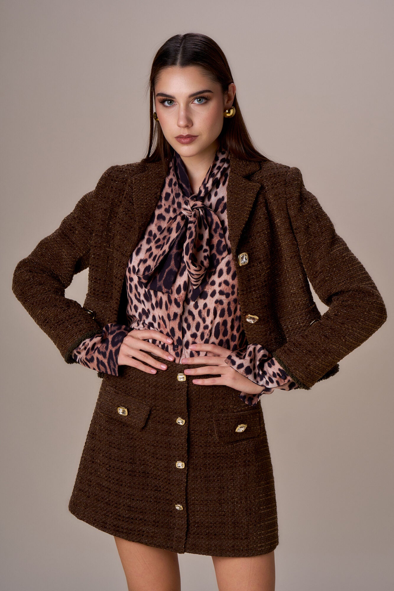 NO SECRETS - GIACCA BOUCLETTE 253NS018
