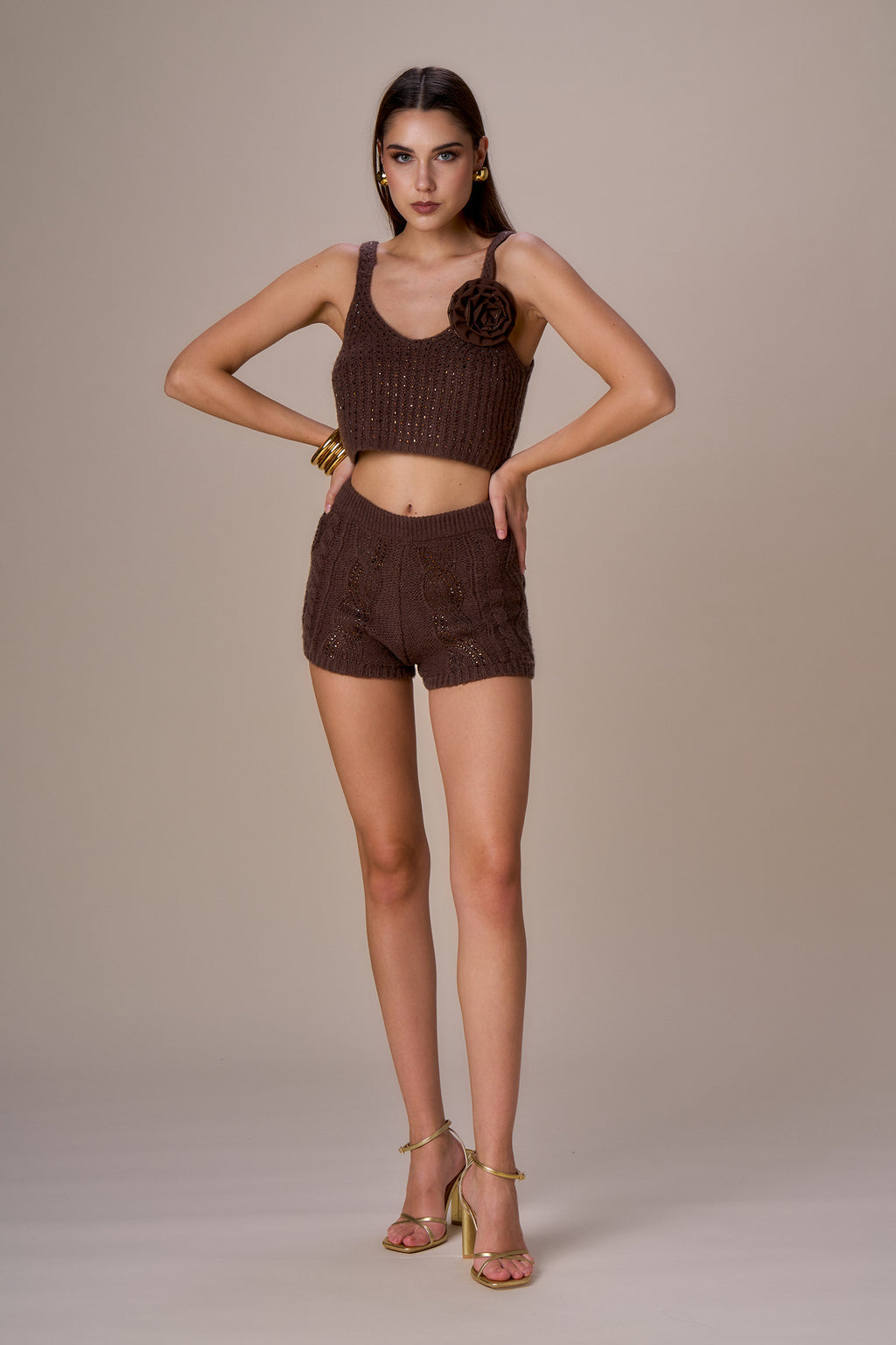 NOSECRETS - PANTALONCINI HOT LUXURY TRECCE 253NS135