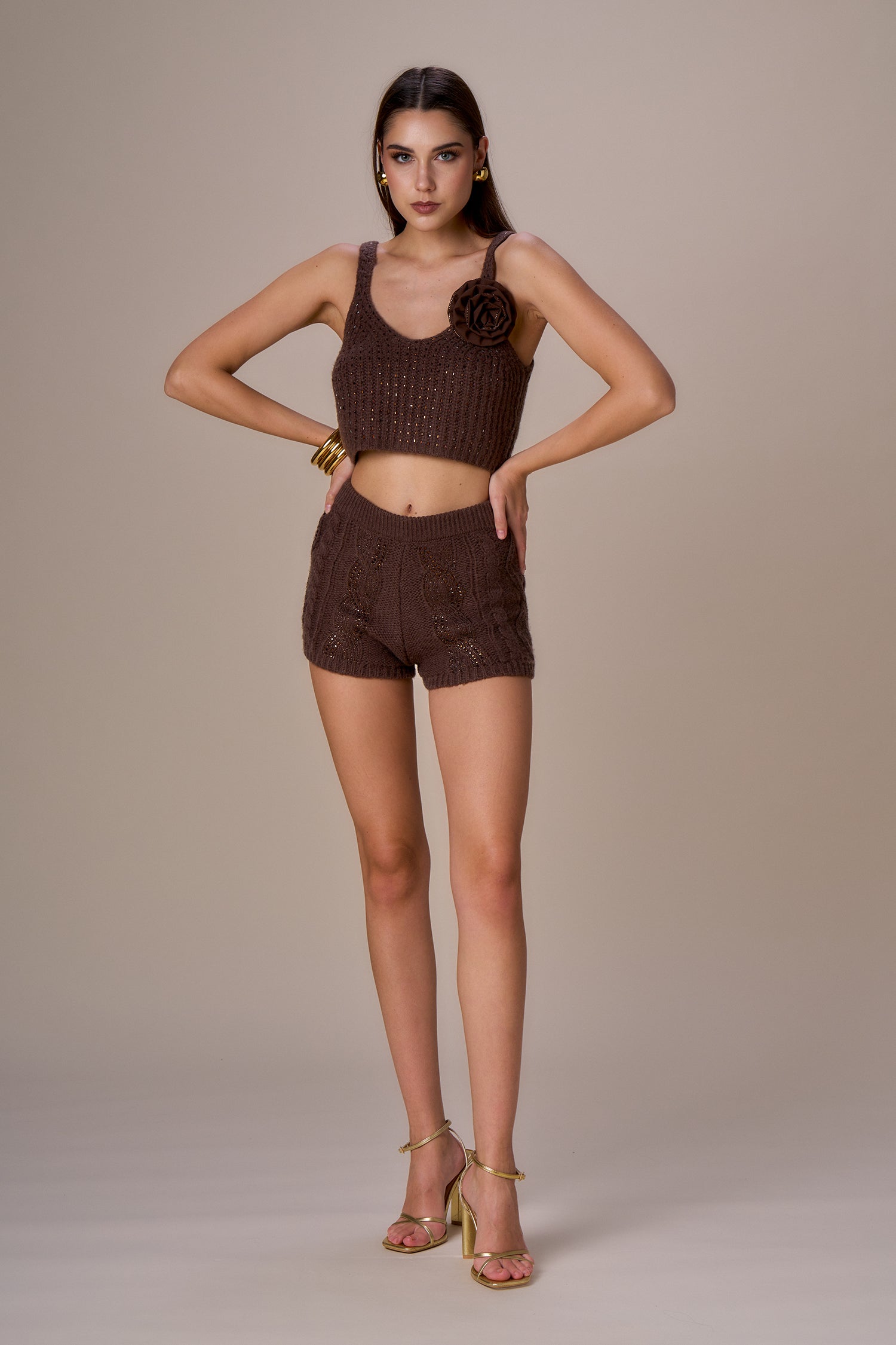 NOSECRETS - PANTALONCINI HOT LUXURY TRECCE 253NS135