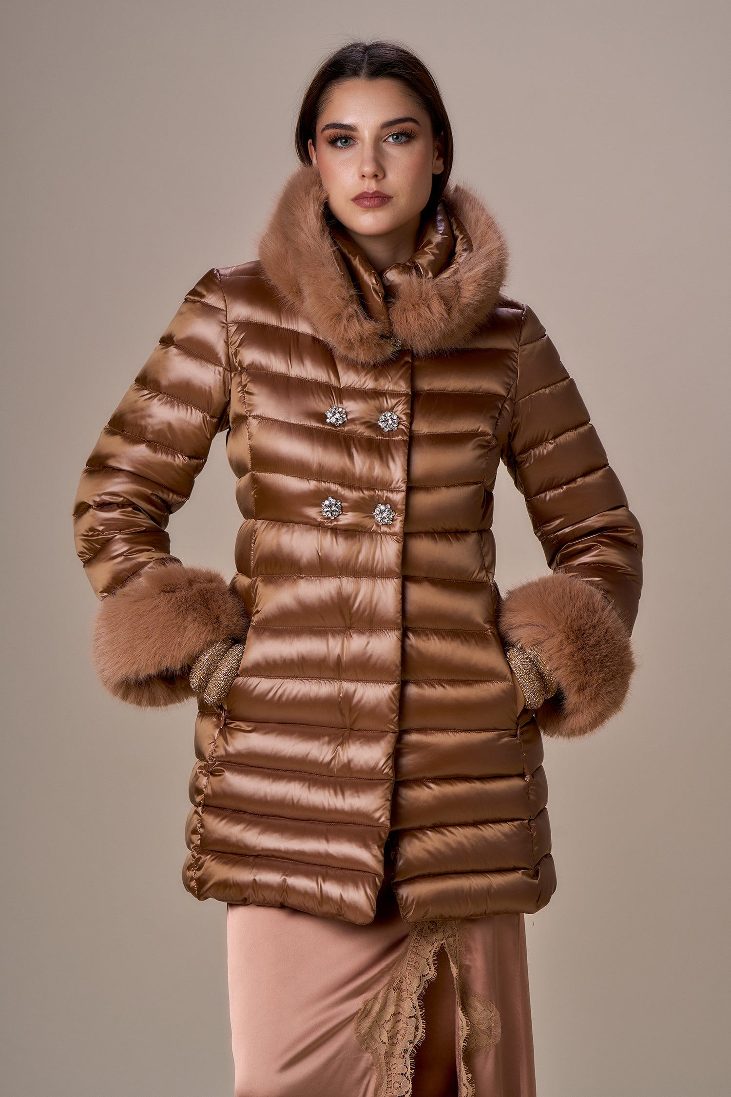 NOSECRETS - PIUMINO DOPPIOPETTO LUNGO LUX 253SS02LUX