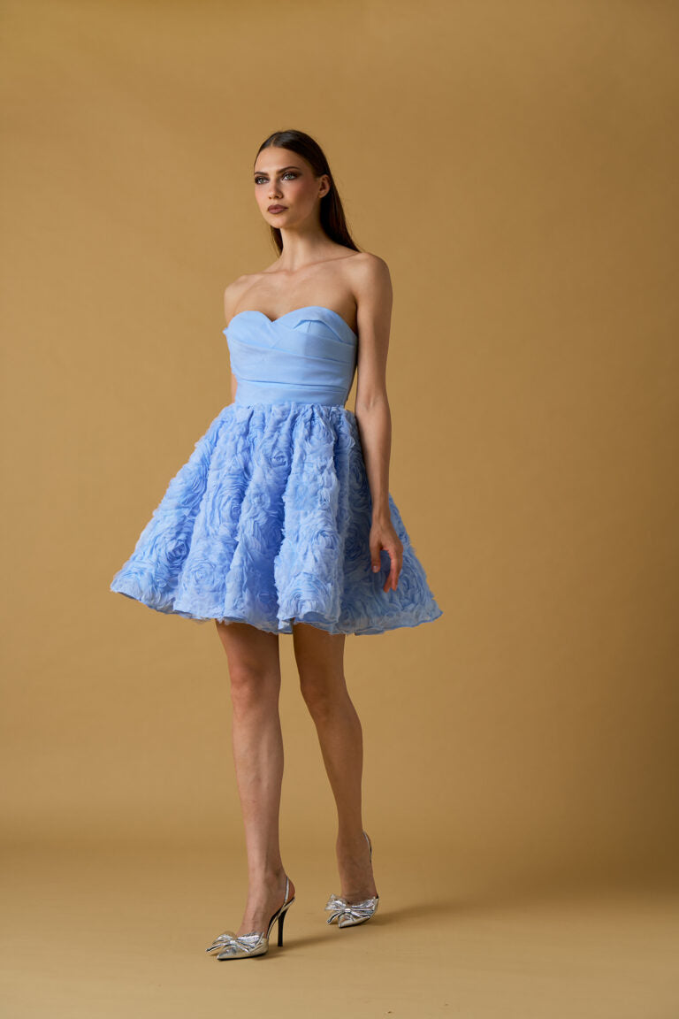 Abito corto donna No Secret in tulle floreale – elegante e romantico