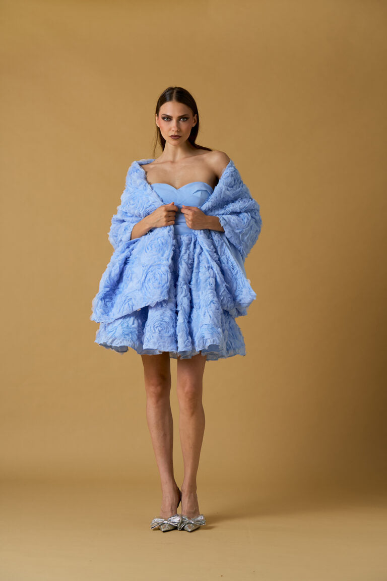 Abito corto donna No Secret in tulle floreale – elegante e romantico