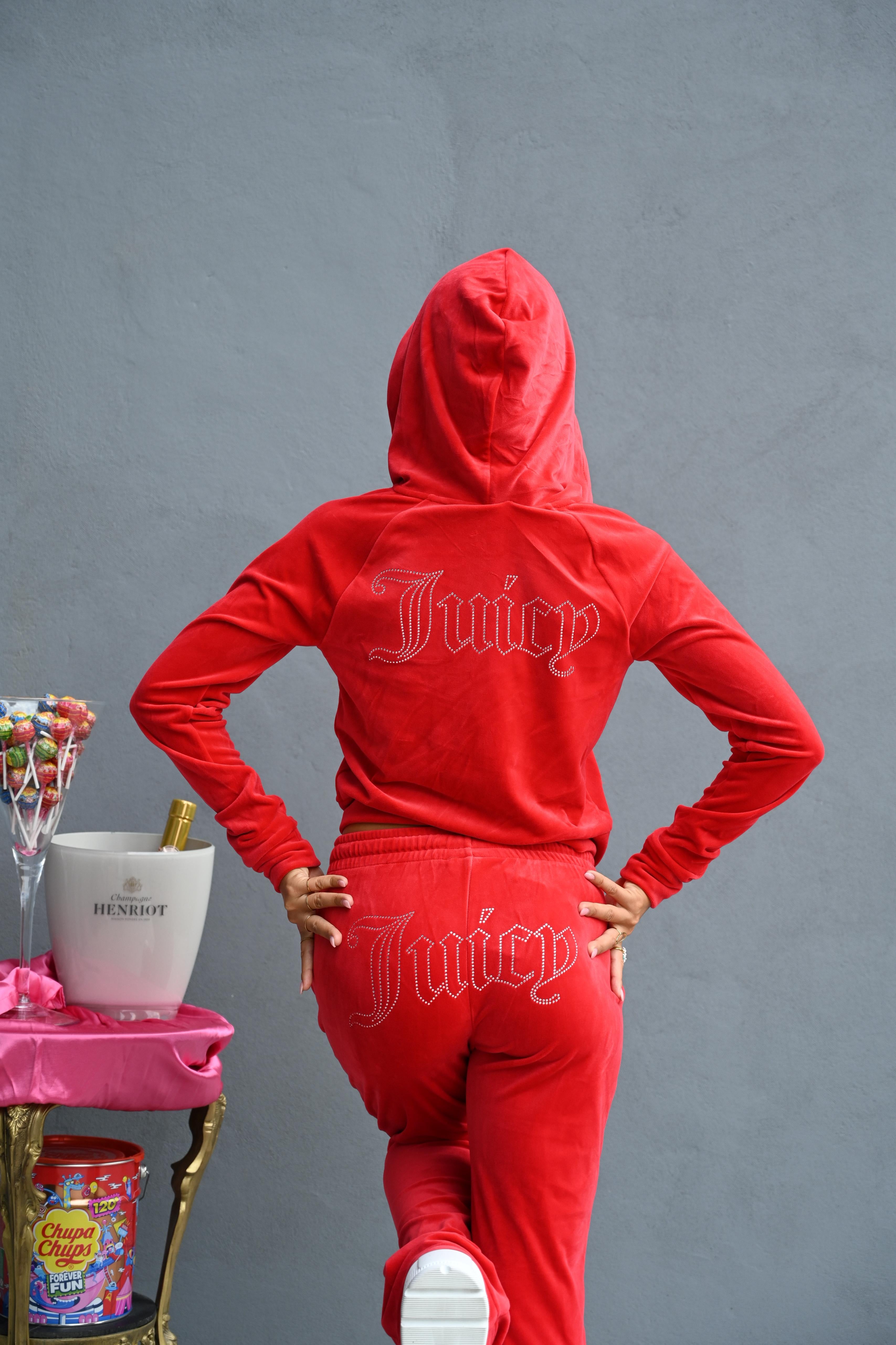 JUICY COUTURE - FELPA CON CAPPUCCIO FULL ZIP MADISON TOREADOR