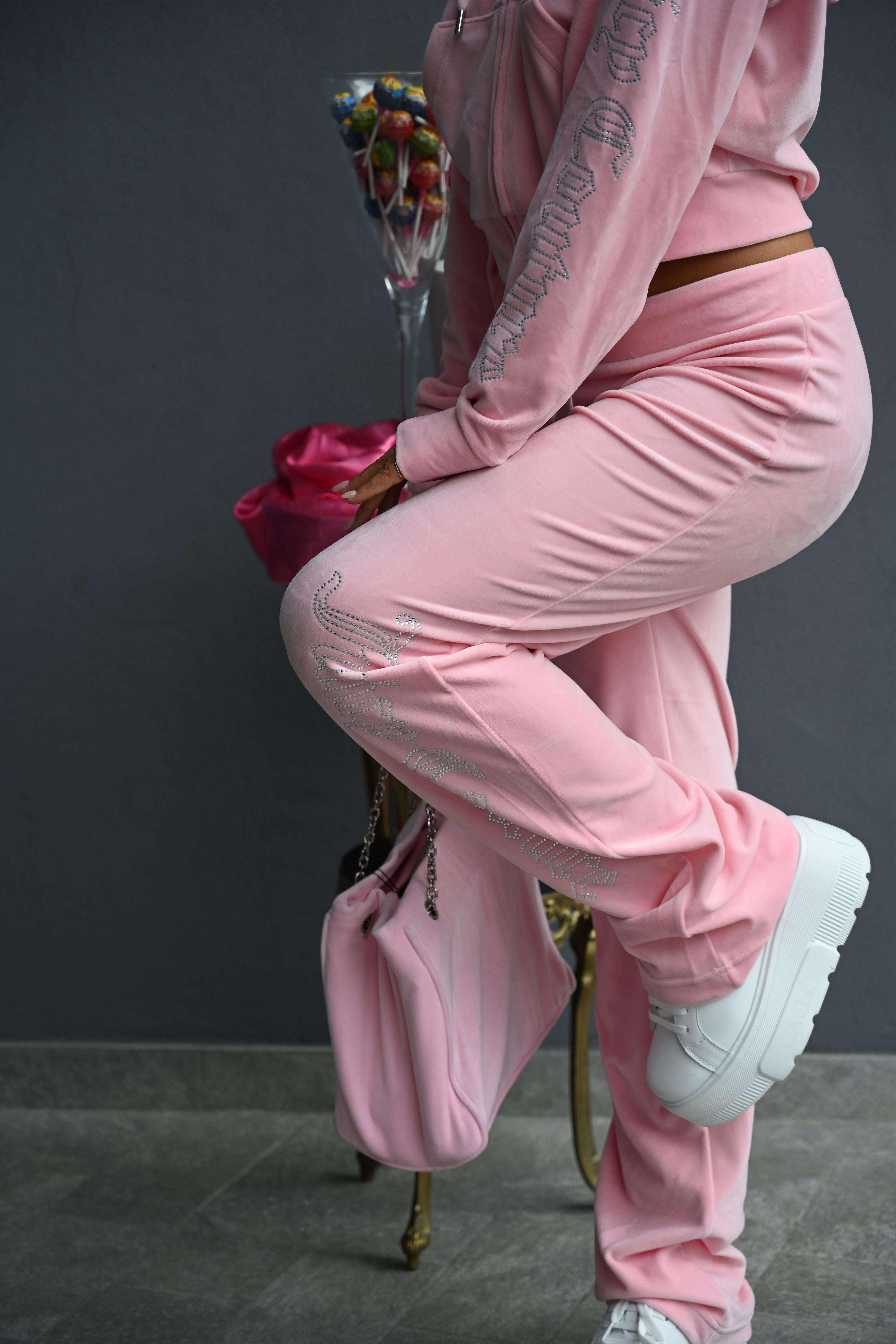 JUICY COUTURE - PANTALONE TUTA A VITA BASSA CHRISTINE ROSA