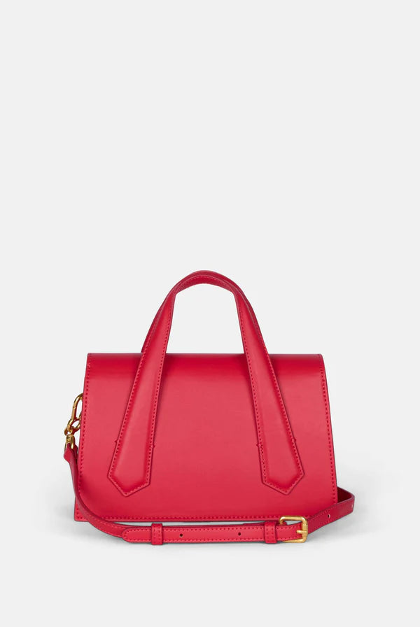 JUICY COUTURE - Borsa a mano con tracolla lily rossa in ecopelle