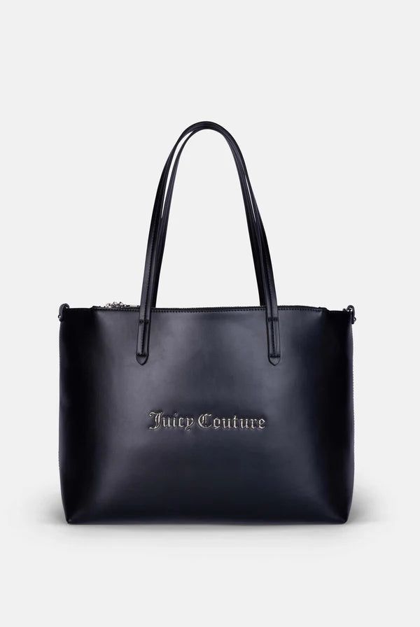 JUICY COUTURE - Borsa shopper lily nero un ecopelle