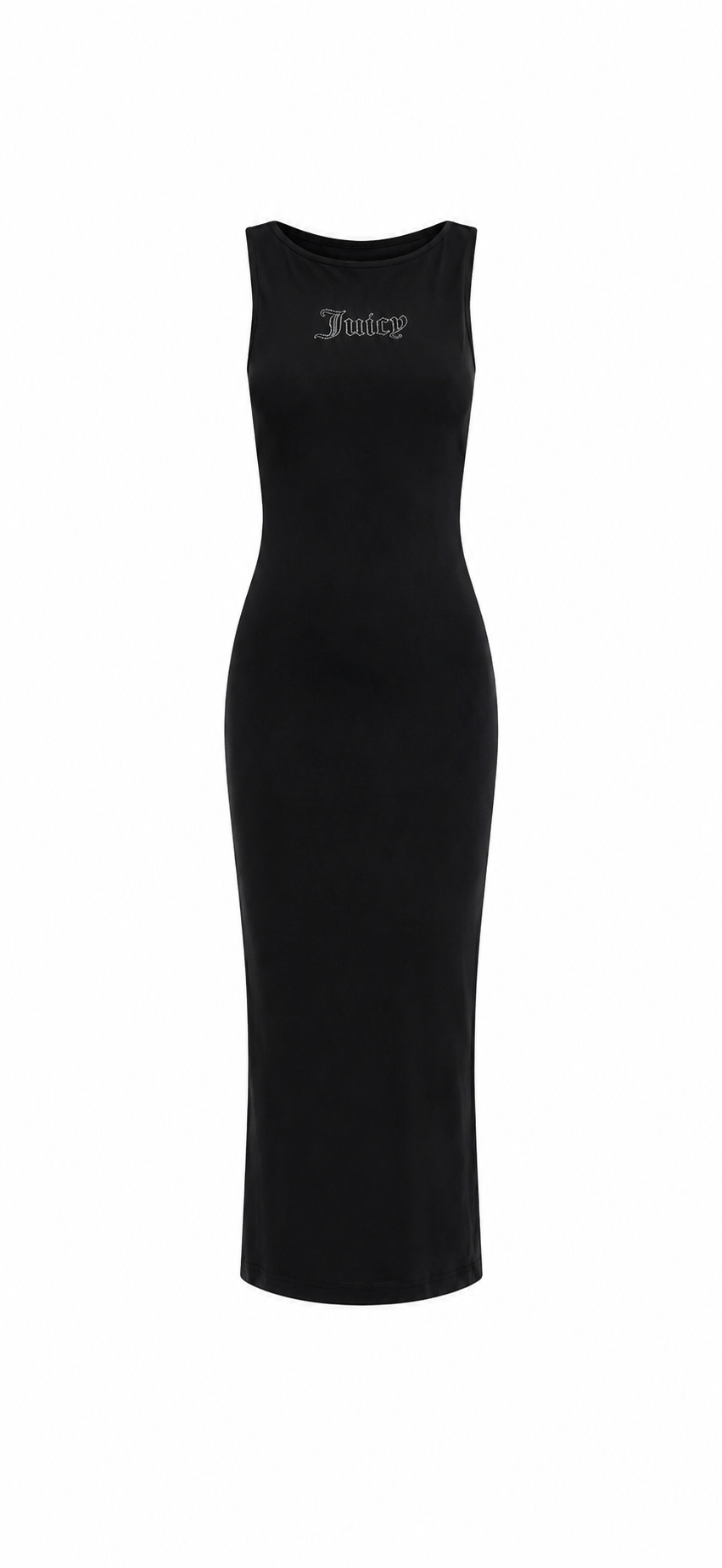 Abito Midi Donna Juicy Couture Logo Frontale – Vestito Aderente in Jersey